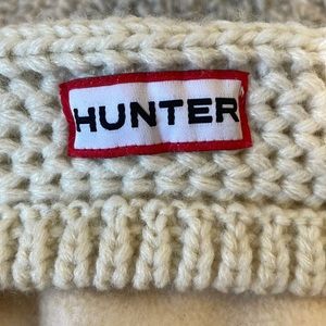 HUNTER cable knit boot socks